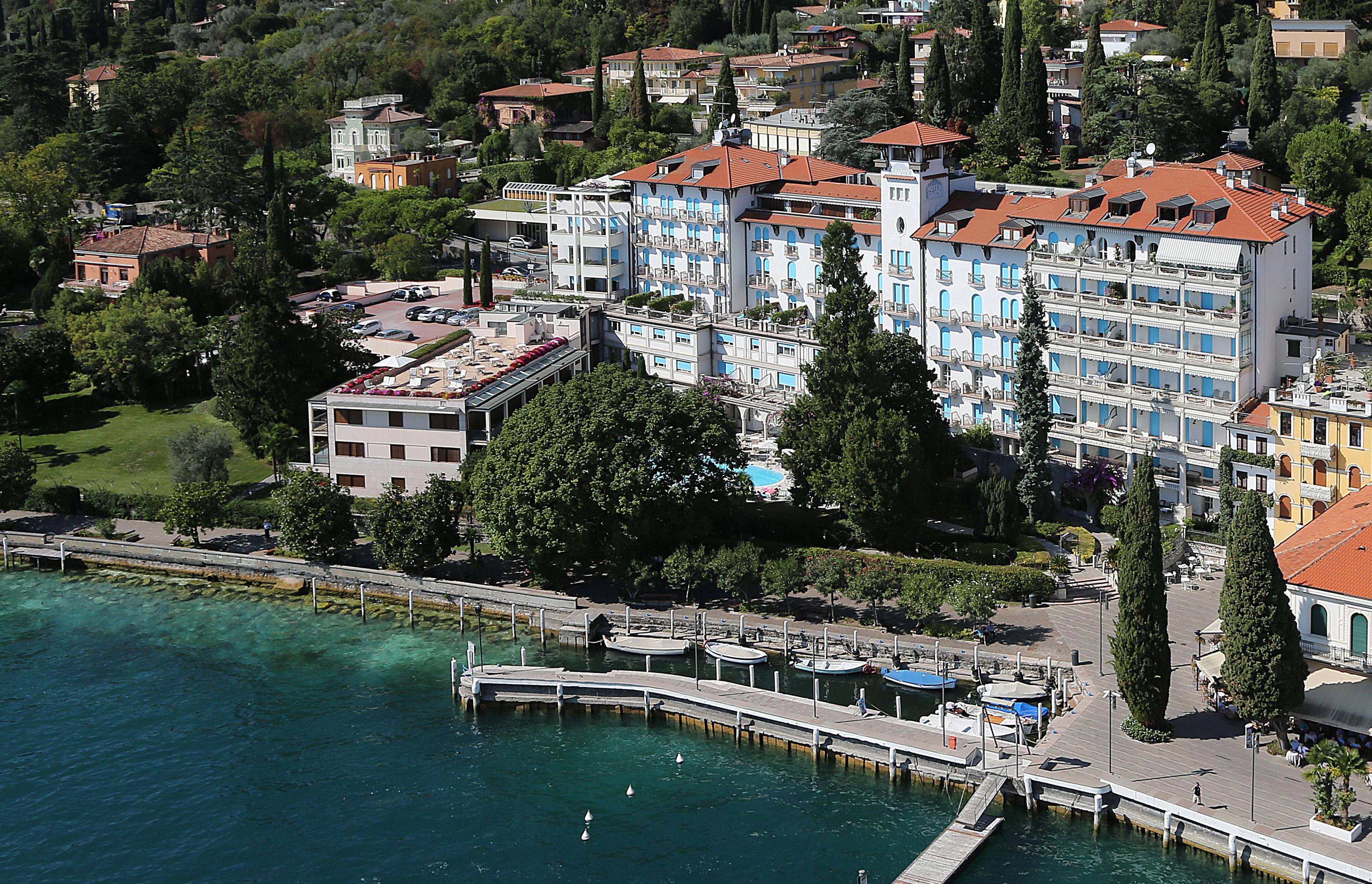 Hotel Savoy Palace Gardone Riviera Exterior foto